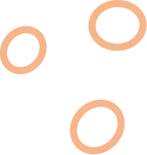 Icône cercles orange